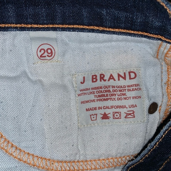 🎄 J BRAND Capri Blue Jeans Frayed Hem 29 - Picture 12 of 14